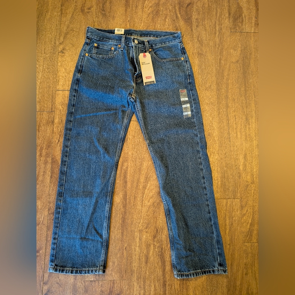 Levi's Men's Blue Jeans 505 32x30 Straight Fit